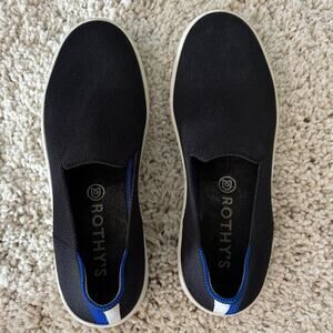 Rothy’s Black Slip On Comfort Sneakers Size 7